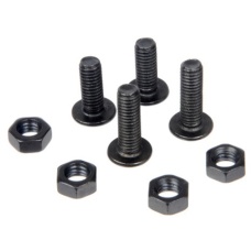 Lancer Tactical Airsoft MICH Helmet 4-piece Screw Set - BLACK