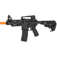 Well D3809 Airsoft AEG Rifle w/Adjustable Crane Stock - BLACK