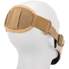 AMA Neoprene Airsoft Hard Foam Lower Face Mask - DESERT