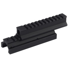 ICS High Low Airsoft Rail Systems Mount - BLACK