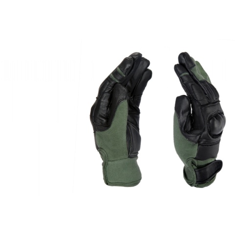 AMA Airsoft Tactical Hard Knuckle Gloves - SAGE