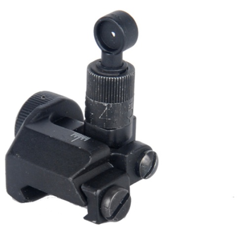 Dboys Airsoft Flip-Up Rear Sight KAC Type 600M - BLACK