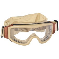 Lancer Tactical Airsoft Basic Safety Goggles w/ Adjustable Headband - TAN