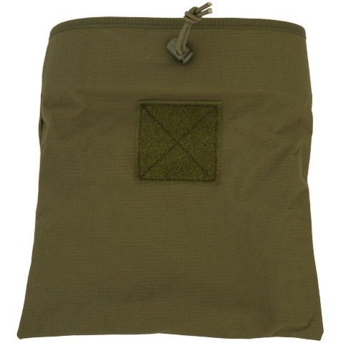 Lancer Tactical Airsoft Large Foldable Mountable Dump Pouch - OLIVE DRAB GREEN