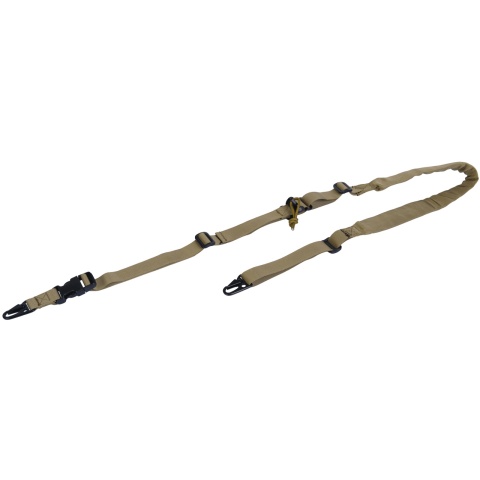 Lancer Tactical Airsoft Quick Detach 2-Point Padded Weapon Sling - TAN