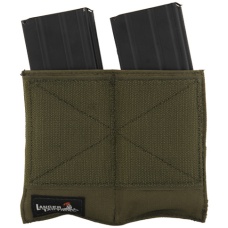 Lancer Tactical Airsoft Dual Inner Vest Magazine Pouches - OLIVE DRAB GREEN