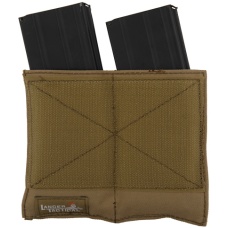 Lancer Tactical Airsoft Dual Inner Vest Magazine Pouches - TAN