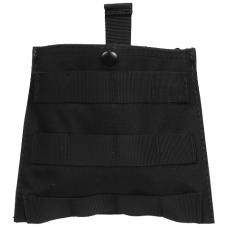 Lancer Tactical Airsoft Fold Away Dump Pouch w/ MOLLE BASE - BLACK