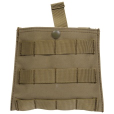 Lancer Tactical Airsoft Fold Away Dump Pouch w/ MOLLE BASE - TAN