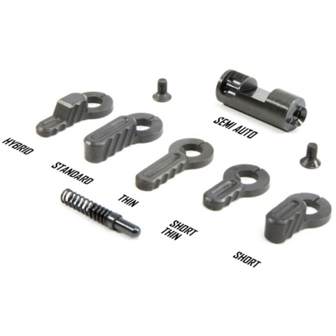 PTS Airsoft Ambidextrous Safety Selector Full Auto - Short Throw