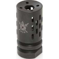PTS Syndicate Battle Comp 1.0 14mm CW Flash Hider - BLACK