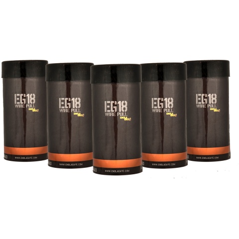 Enola Gaye Airsoft Orange Smoke Grenade Massive Output - PACK OF 5