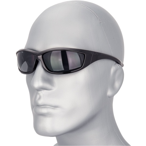 Bobster Airsoft Anti-Fog Charger Smoked Sunglasses - BLACK