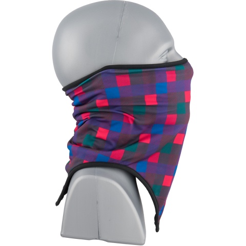 Zan Headgear Airsoft Neck Gaiter Fleece - QUAD PLAID