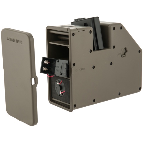 Krytac Airsoft High Capacity AEG LMG 3500rd Box Magazine