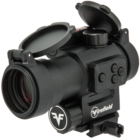 Firefield Impulse 1x30 Red Dot Sight with Red Laser - BLACK