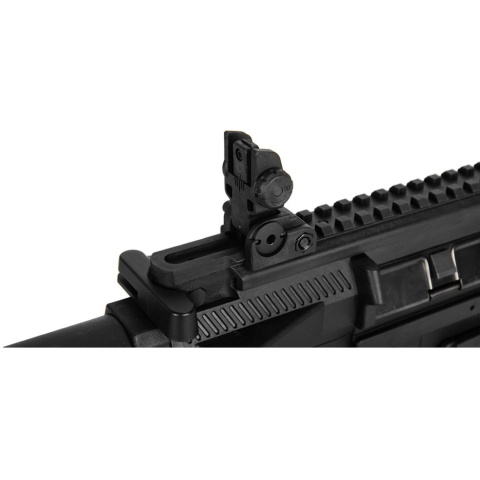 Lancer Tactical Airsoft M4 AEG Mini PDW w/ Suppressor - BLACK