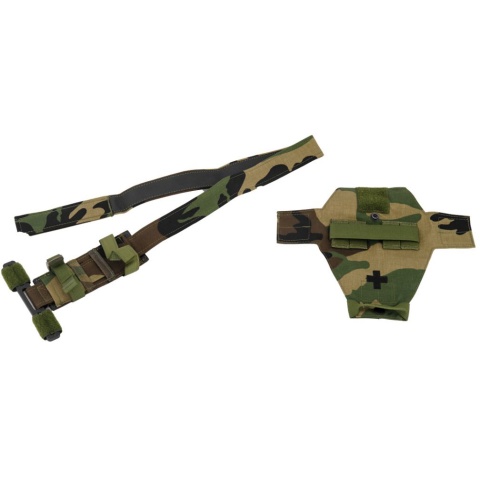 Lancer Tactical Airsoft QH Application Tourniquet Prop - WOODLAND