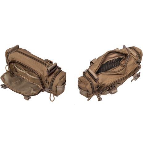 AMA Tactical Airsoft Buttpack w/ Adjustable Strap - TAN