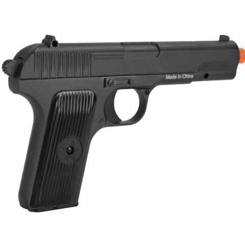 UK Arms G33 Airsoft Tokarev Metal Spring Pistol - BLACK