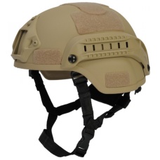 Lancer Tactical MICH 2000 SF Type Tactical Helmet - TAN