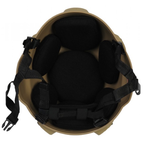 Lancer Tactical MICH 2000 SF Type Tactical Helmet - TAN