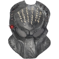 UK Arms Airsoft AC-451 Wolf 2.0 Face Mask - BLACK & SILVER