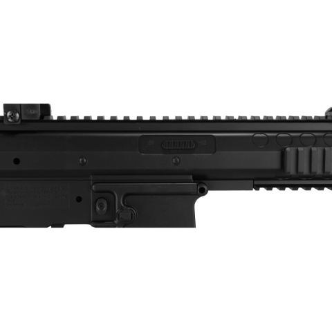 Double Eagle Airsoft M307F PDW Polymer Spring Powered Rifle - BLACK