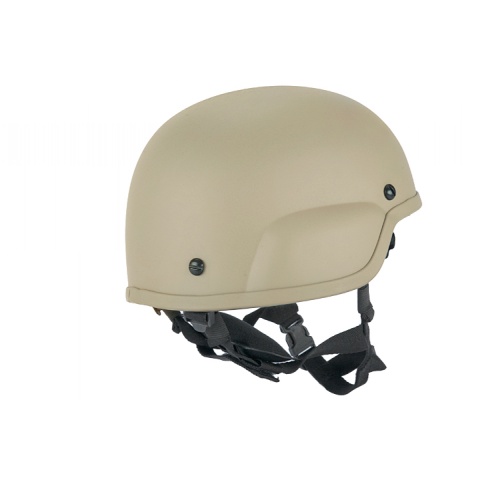 Lancer Tactical-CA-839T Airsoft Plastic Helmet - TAN