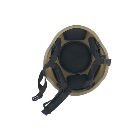 Lancer Tactical-CA-839T Airsoft Plastic Helmet - TAN