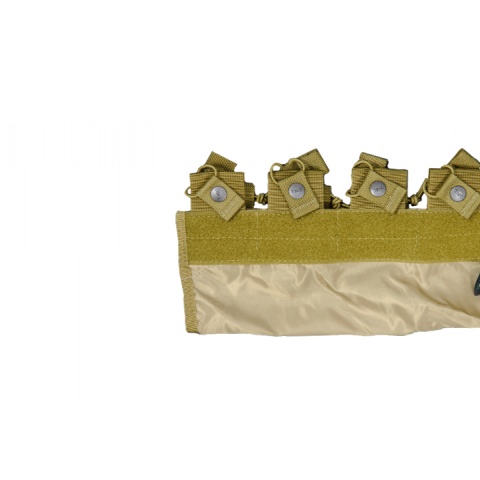 AMA Tactical Airsoft 4 Pocket Magazine Pouch - KHAKI