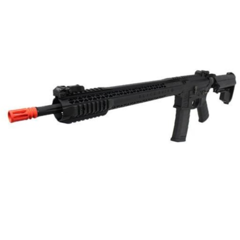 King Arms BRO M4 Fallout 15 Force Airsoft AEG Rifle - BLACK