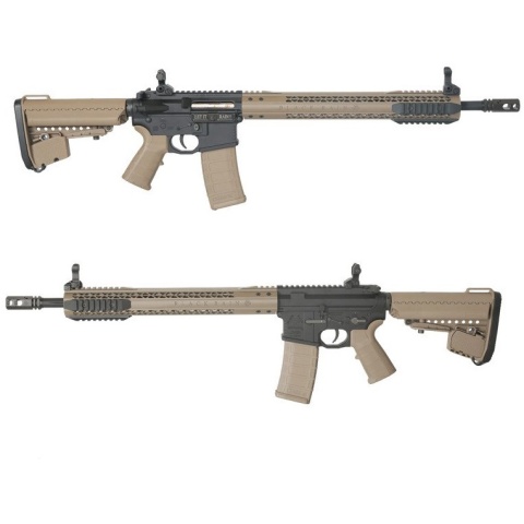 King Arms BRO M4 Fallout 15 Force Airsoft AEG Rifle - DE