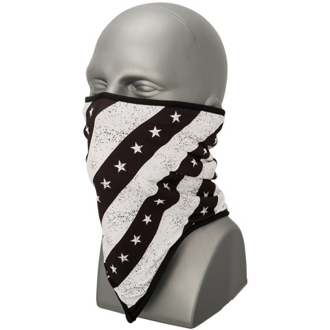 Zan Headgear Airsoft Combo Gaiter Fleece - BLACK & WHITE