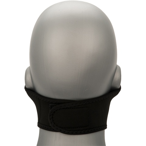 Zan Headgear Airsoft Glow in the Dark Half Mask - SKULL FACE