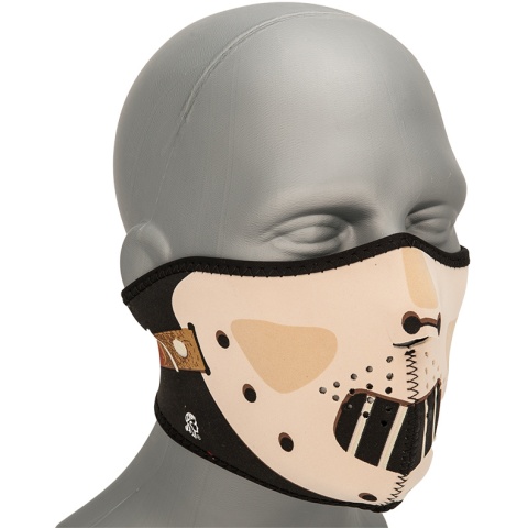 Zan Headgear Airsoft Neoprene Polyester Half Mask - HANNIBAL