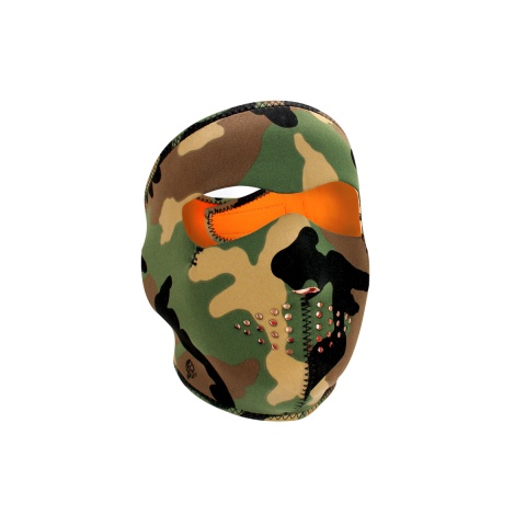 Zan Headgear Airsoft Full Face Reverse Mask - WOODLAND