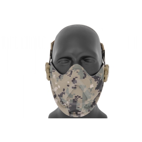 AMA Airsoft Tactical Lower Face Mask - JUNGLE DIGITAL