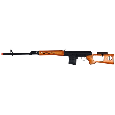 CYMA Airsoft AK SVD AEG w/ Real Wood Stock - BLACK/WOOD