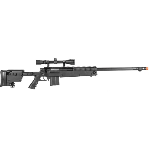 WellFire Airsoft VSR-10 Bolt Action Rifle w/ Scope - BLACK