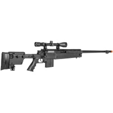 WellFire Airsoft VSR-10 Bolt Action Rifle w/ Scope - BLACK