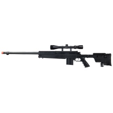 WellFire Airsoft VSR-10 Bolt Action Rifle w/ Scope - BLACK