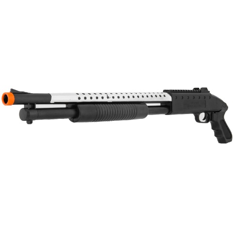 ACM Airsoft M590S Spring Shotgun w/ Pistol Grip - SILVER