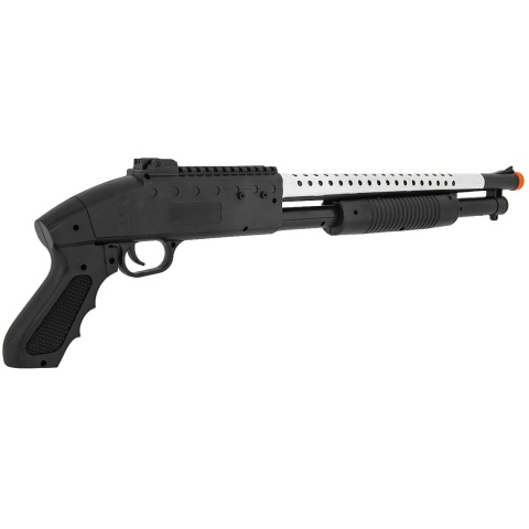 ACM Airsoft M590S Spring Shotgun w/ Pistol Grip - SILVER