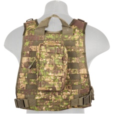 Lancer Tactical Ballistic 600D Poly Tactical Vest (PC Green)