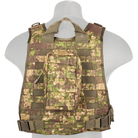Lancer Tactical Ballistic 600D Poly Tactical Vest (PC Green)