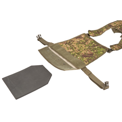 Lancer Tactical Ballistic 600D Poly Tactical Vest (PC Green)