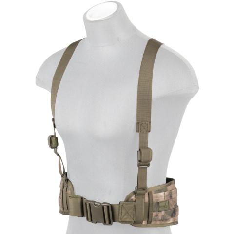 Lancer Tactical Low Profile MOLLE Harness Battle Belt - AT-FG