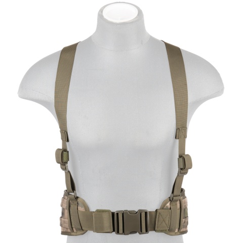 Lancer Tactical Low Profile MOLLE Harness Battle Belt - AT-FG