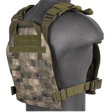 Lancer Tactical Polyester QR Lightweight Tactical Vest (Foliage)